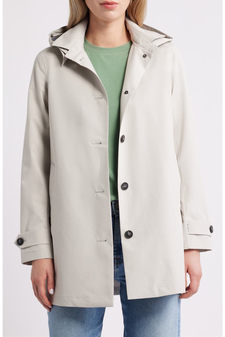 April Water Repellent Raincoat, Alternate, color, RAINY BEIGE