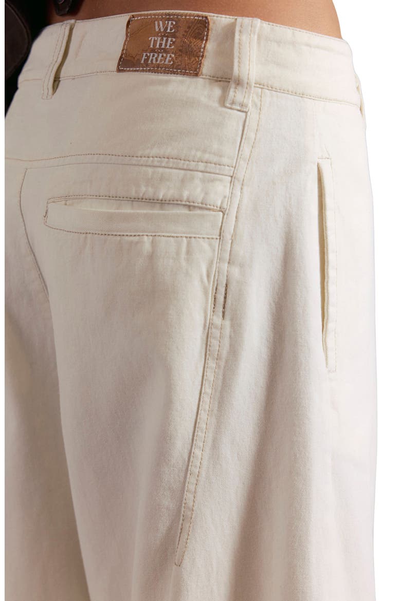 Lay Down Ankle Wide Leg Chinos, Alternate, color, CLEAN IVORY