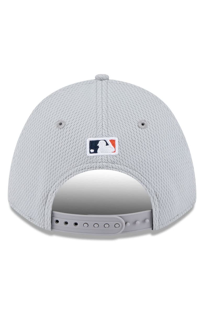 New Era Men's New Era Gray Houston Astros 2025 MLB Clubhouse 9FORTY M-Crown Adjustable Hat, Alternate, color, 