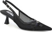Seven7 Mesh Pointed Toe Slingback Pump