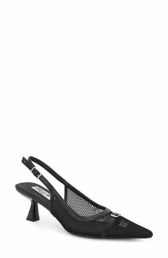 Seven7 Mesh Pointed Toe Slingback Pump