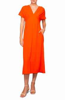 V-Neck Empire Waist Dress