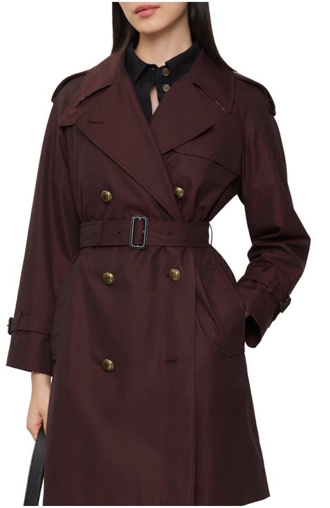 Mid-length Gabardine Castleford Trench Coat