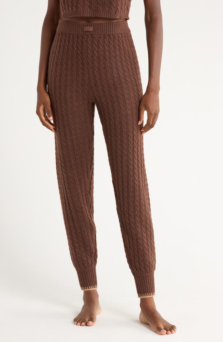 UGG<sup>®</sup> Lorelai Cable Joggers, Main, color, Cola