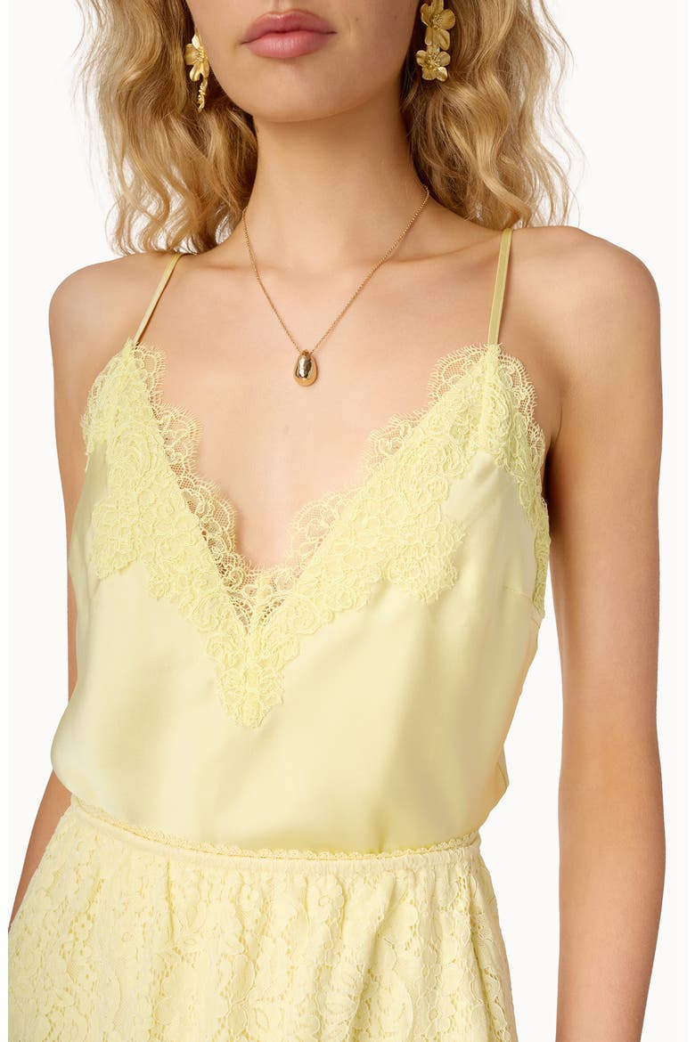 Annika Silk Camisole, Main, color, BUTTERCUP