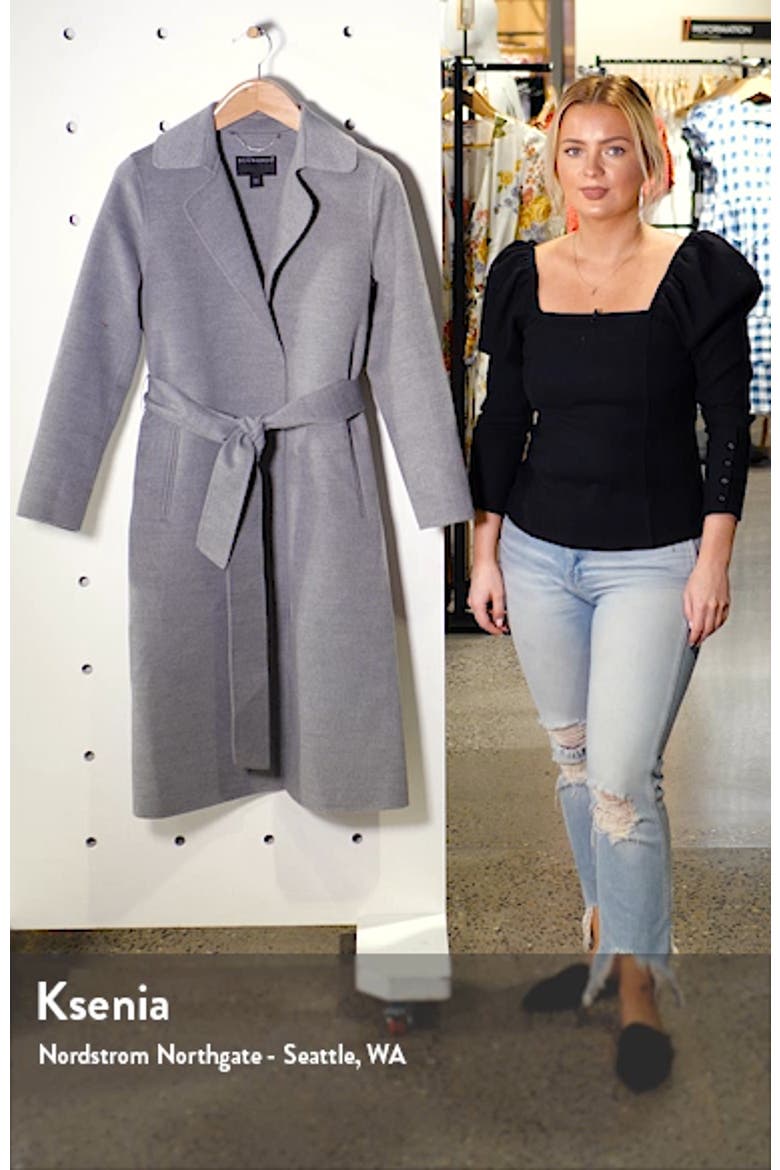 Double Face Wrap Coat video