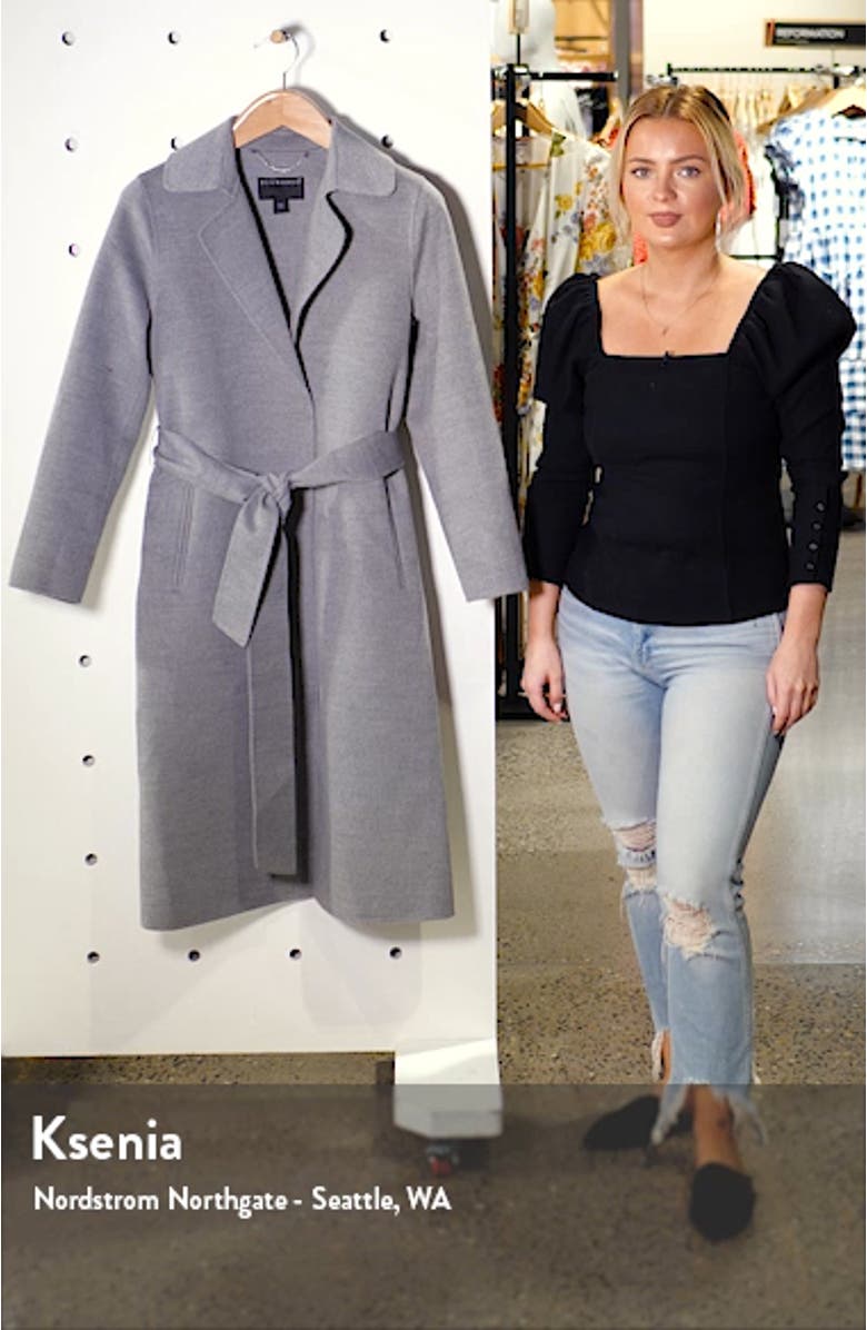 Double Face Wrap Coat, sales video thumbnail