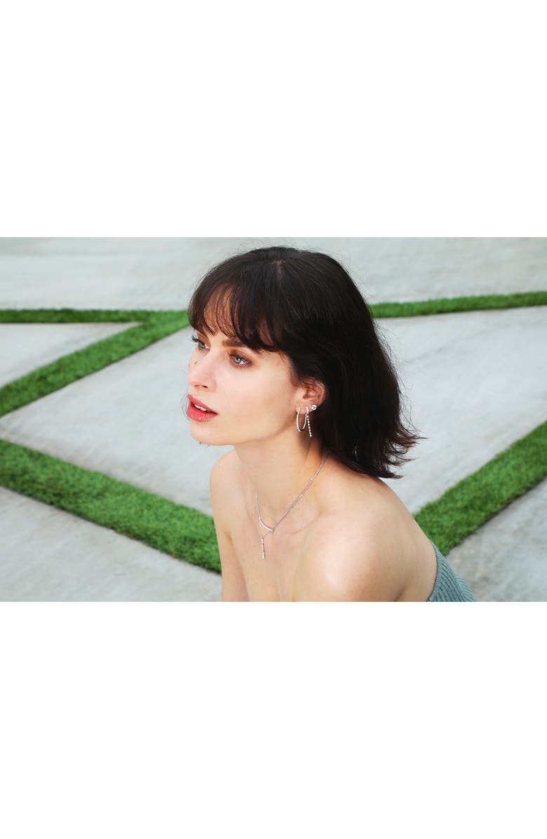 Bony Levy Single Diamond Stud Earring, Alternate, color, White Gold