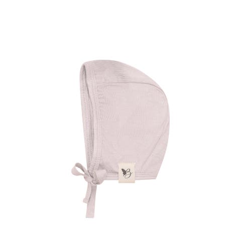 Girl Knit Bonnet with Strap Tie