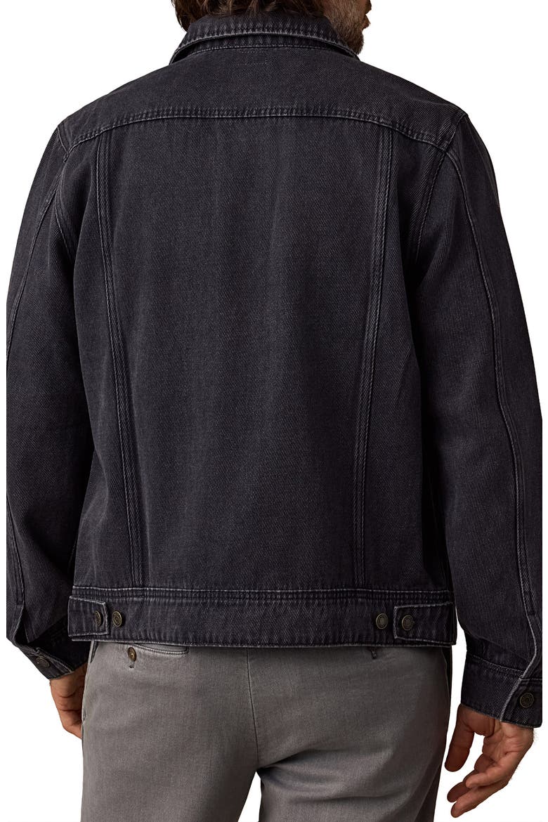High Ridge Twill Trucker Jacket, Alternate, color, WASHED CHARCOAL