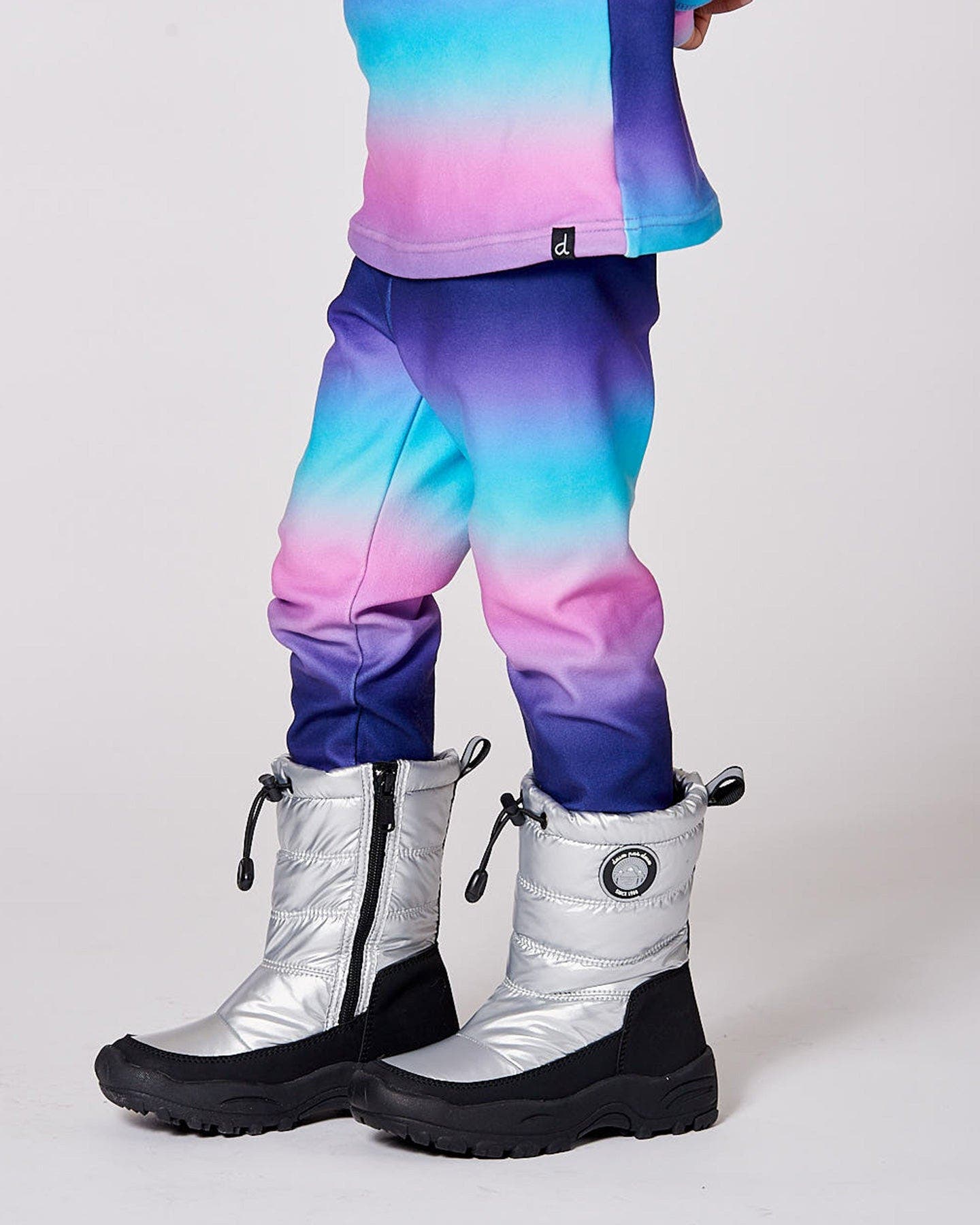 Deux par Deux Winter Boots, Alternate, color, Silver