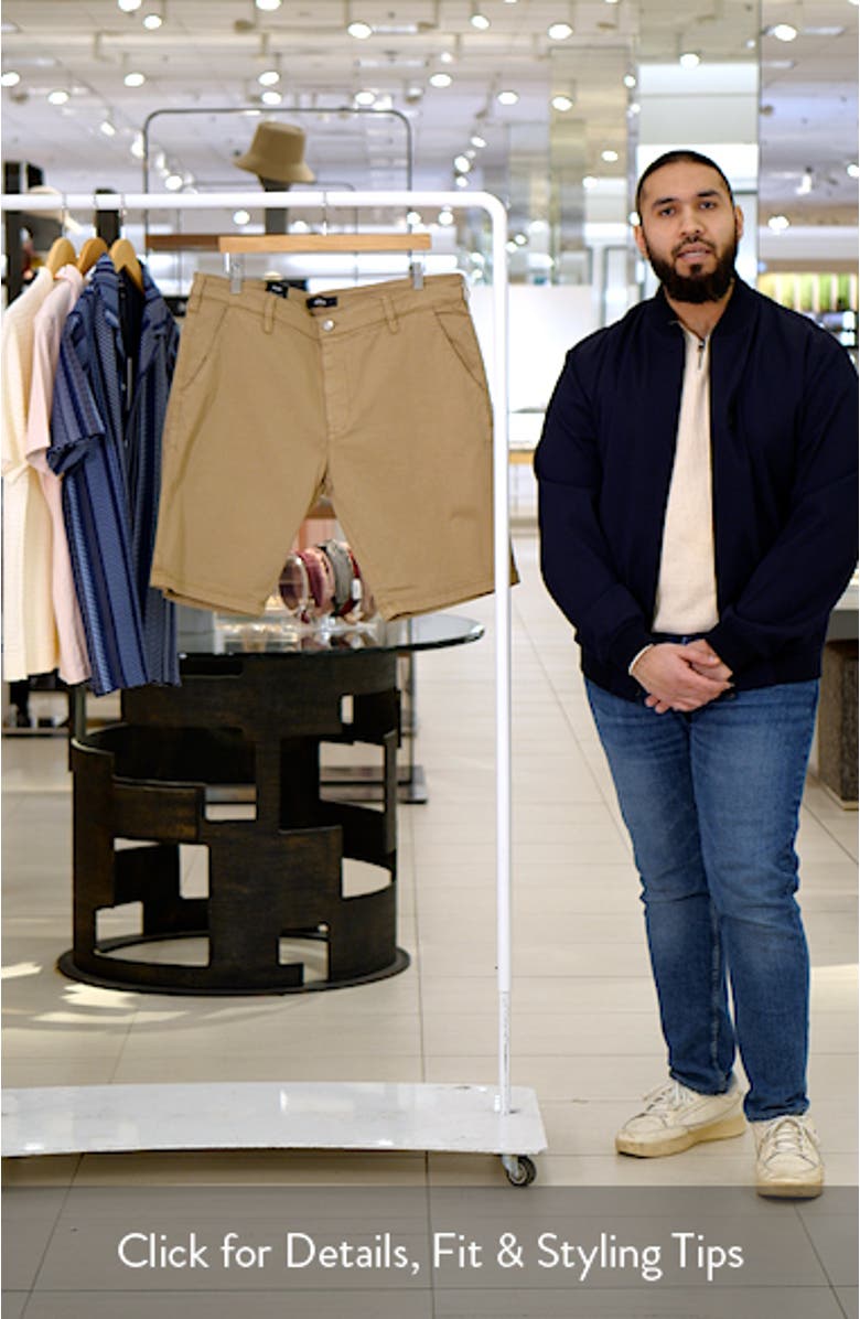 'Jacob' Twill Chino Shorts, sales video thumbnail