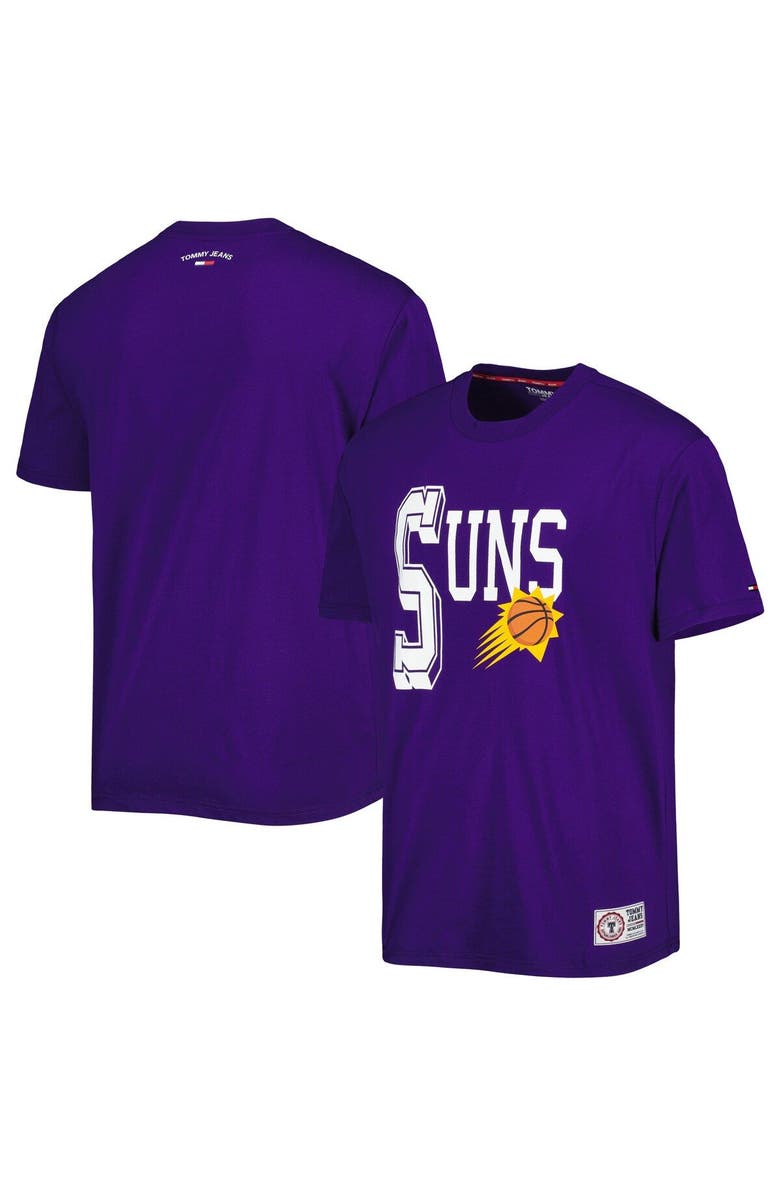 TOMMY JEANS Men's Tommy Jeans Purple Phoenix Suns Mel Varsity T-Shirt, Main, color, Purple