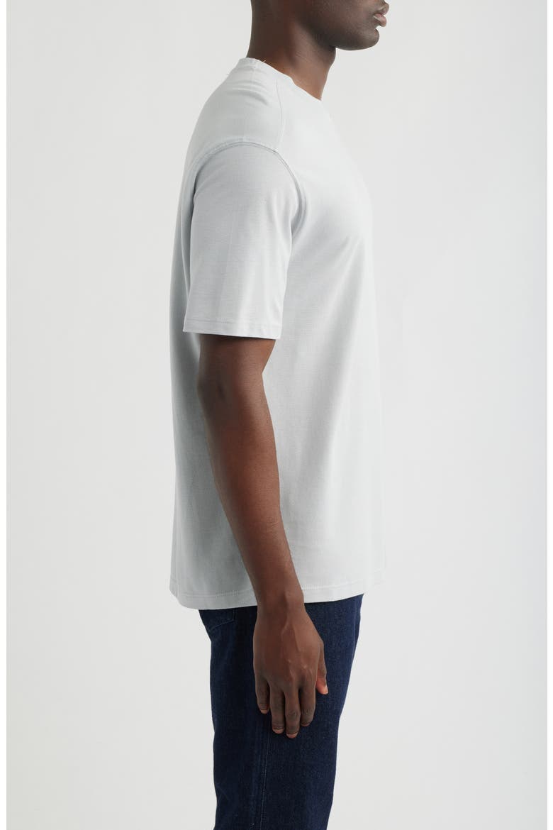 Cotton T-Shirt, Alternate, color, PEARL BLUE