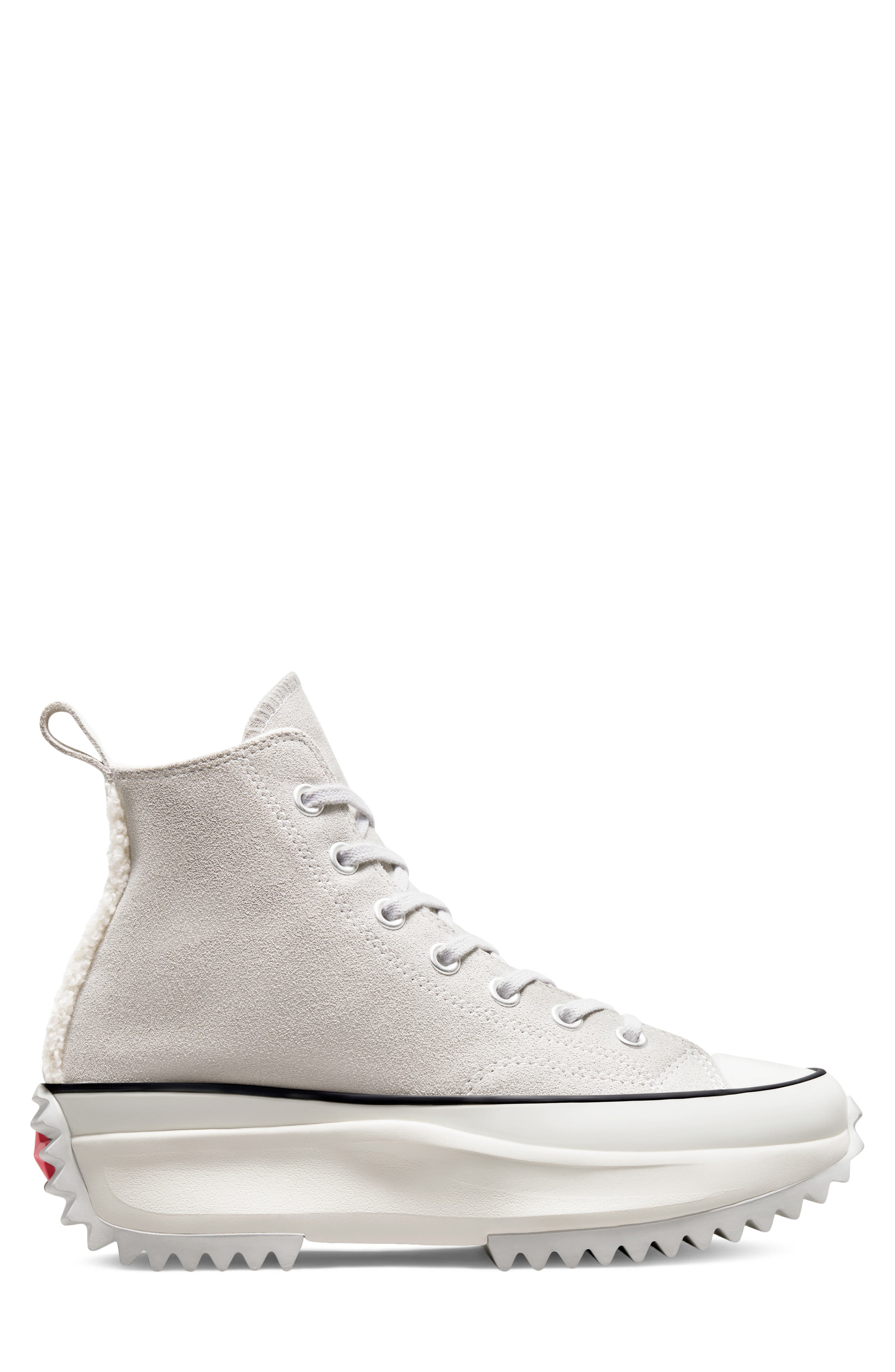 Chuck Taylor® All Star® Run Star Hike High Top Platform Sneaker, Alternate, color, MOUSE/ BLACK/ EGRET