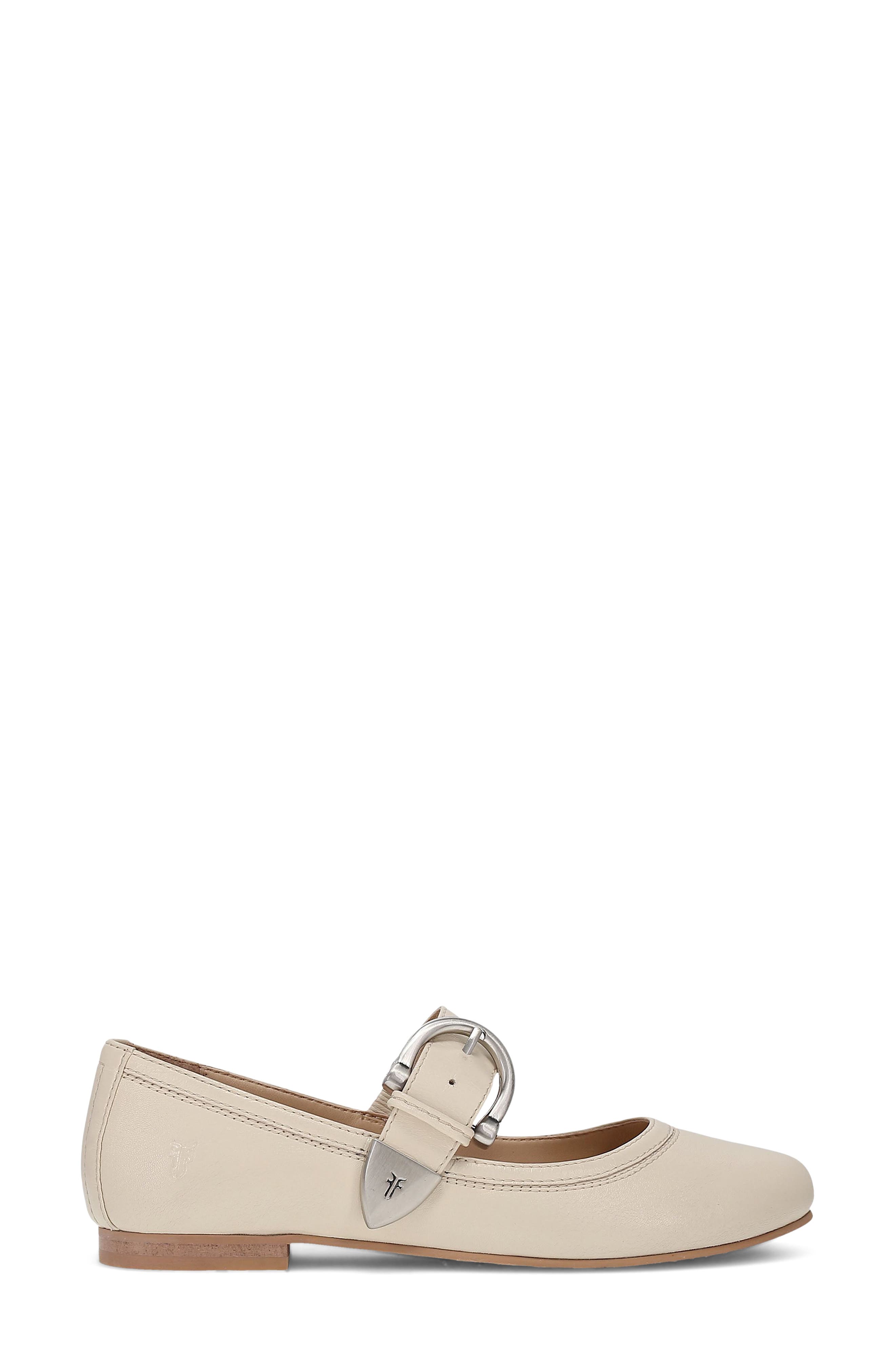 Carson Mary Jane Flat, Alternate, color, ECRU