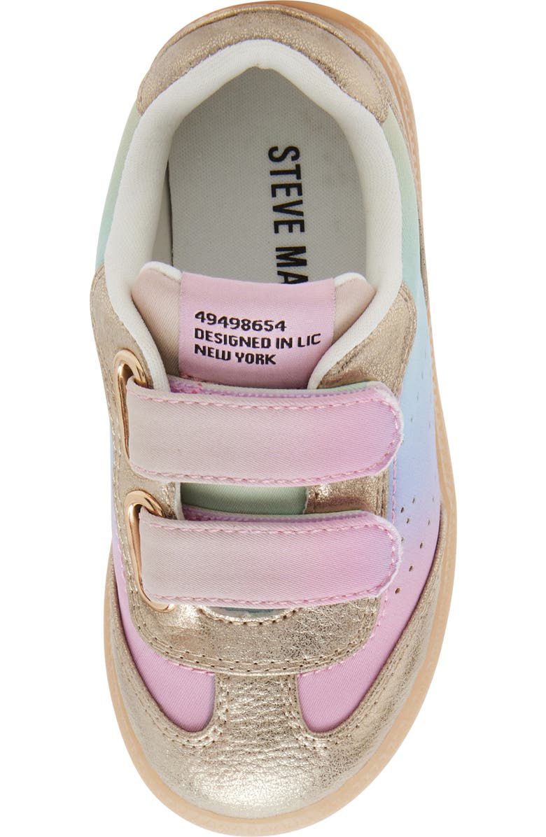 Steve Madden Kids' Lax Metallic Colorblock Sneaker, Alternate, color,