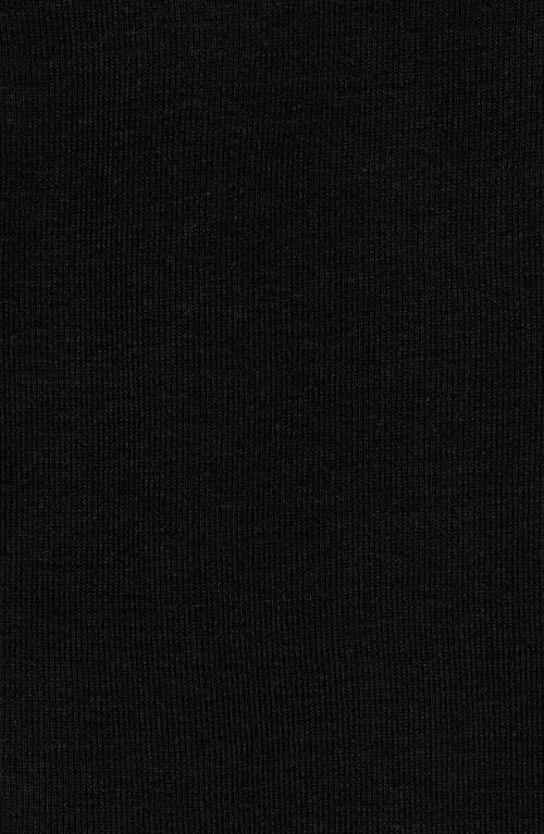 Mango Drape Waist Cotton Midi Dress In Black