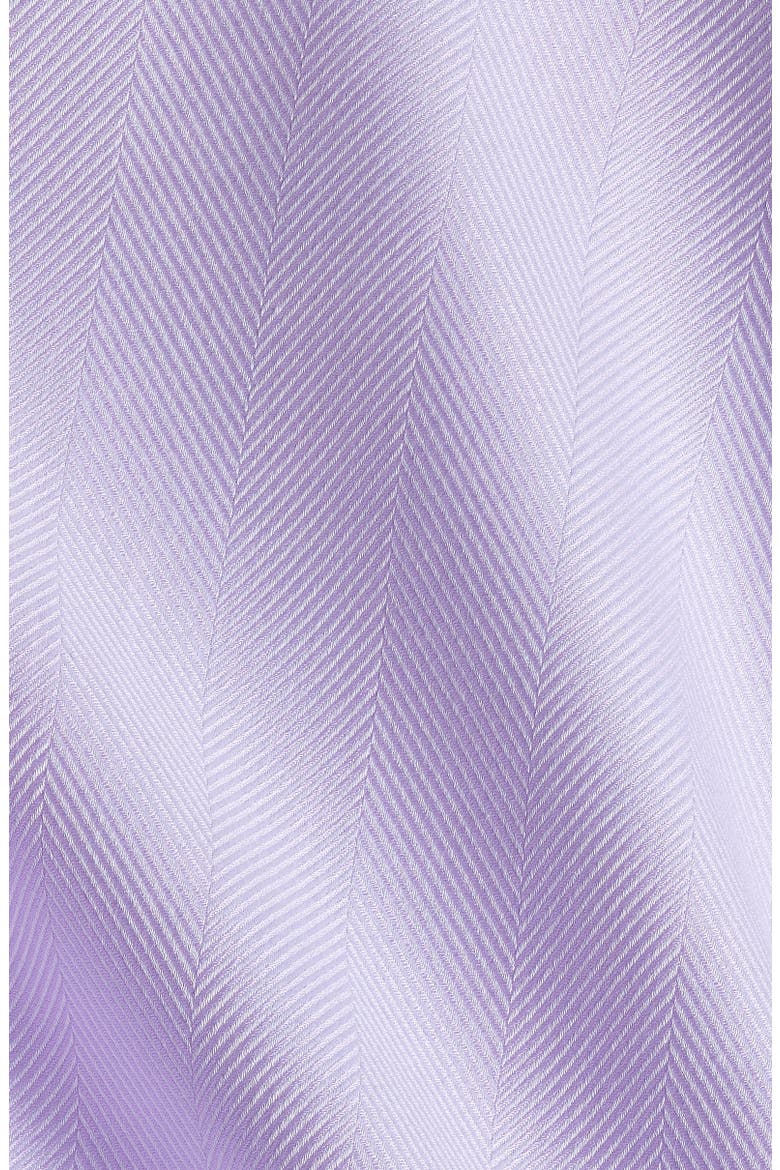 Trim Fit Herringbone Cotton Dress Shirt, Alternate, color, LILAC