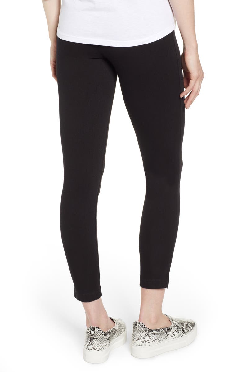 Lysse ́ High Waist Skinny Denim Leggings, Alternate, color, Black