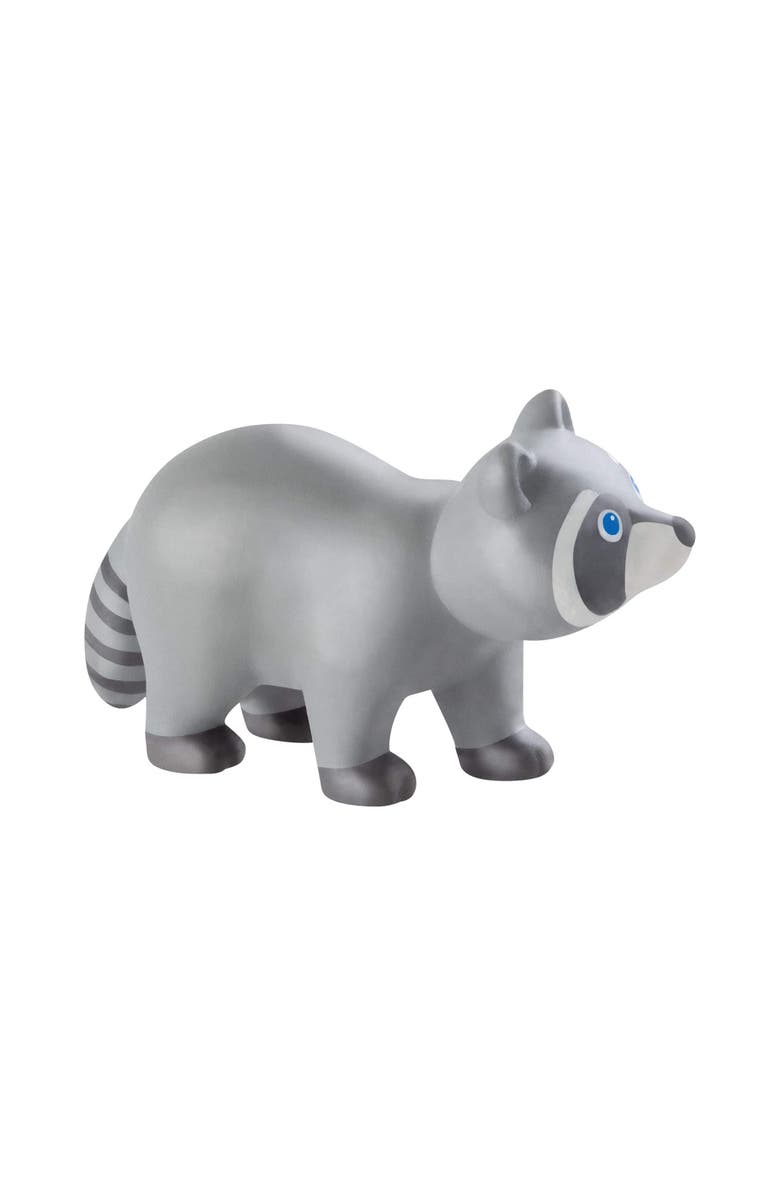 HABA Little Friends Raccoon - Chunky Plastic Forest Animal Toy Figure, Alternate, color, Multi