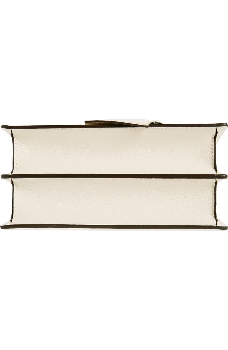 Strathberry Box Crescent Beaded Strap Leather Shoulder Bag, Alternate, color,