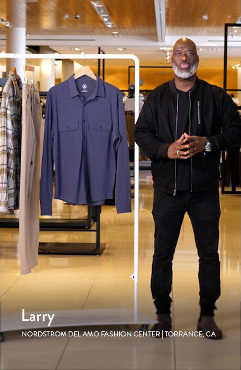 Slub Jersey Button-Up Shirt, sales video thumbnail