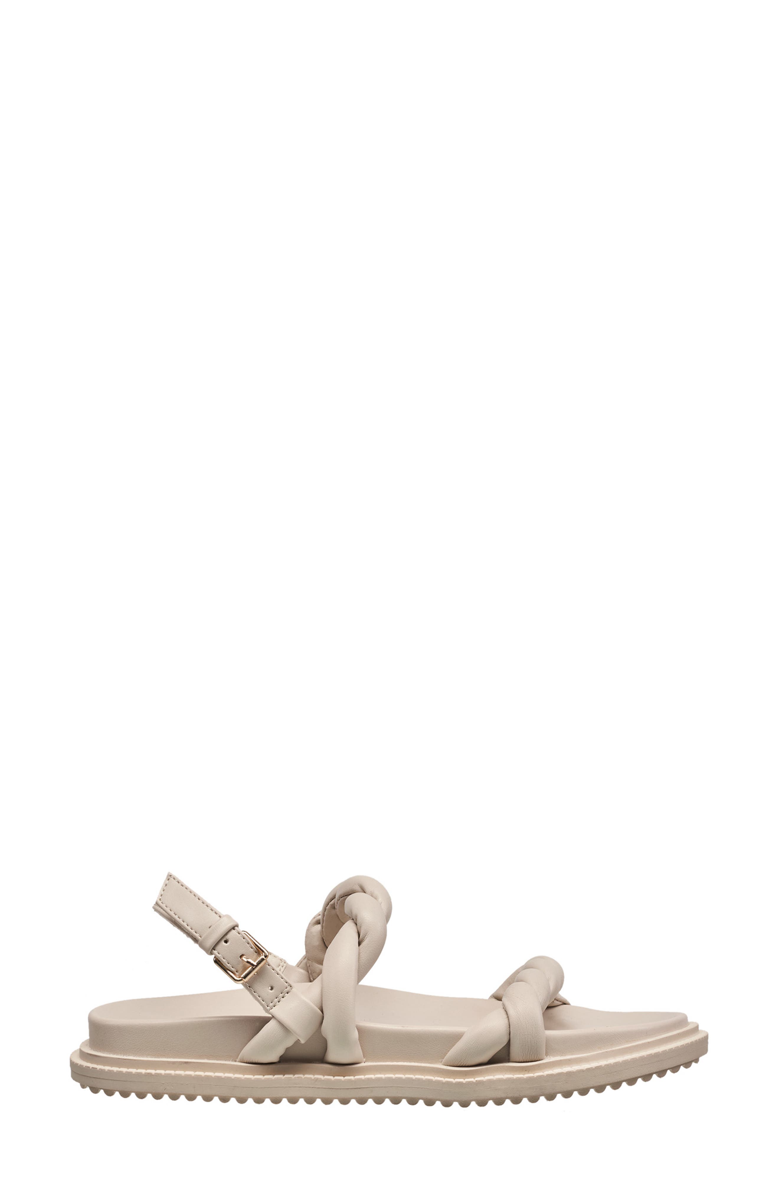 French Connection Brieanne Braid Strap Sandal, Alternate, color, Cream