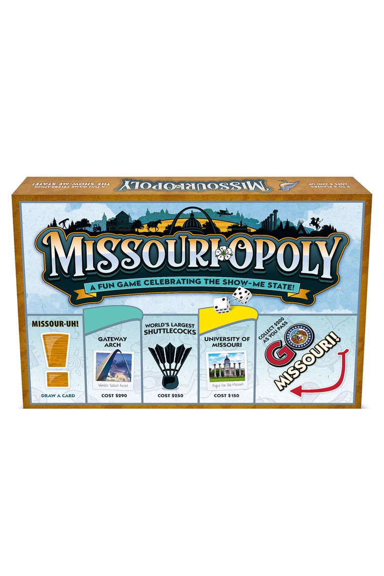 Missouriopoly Monopoly Board Game, Alternate, color, Multicolored