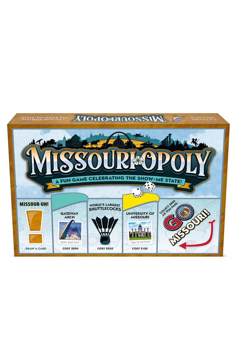 Late for the Sky Missouriopoly Monopoly Board Game, Alternate, color,