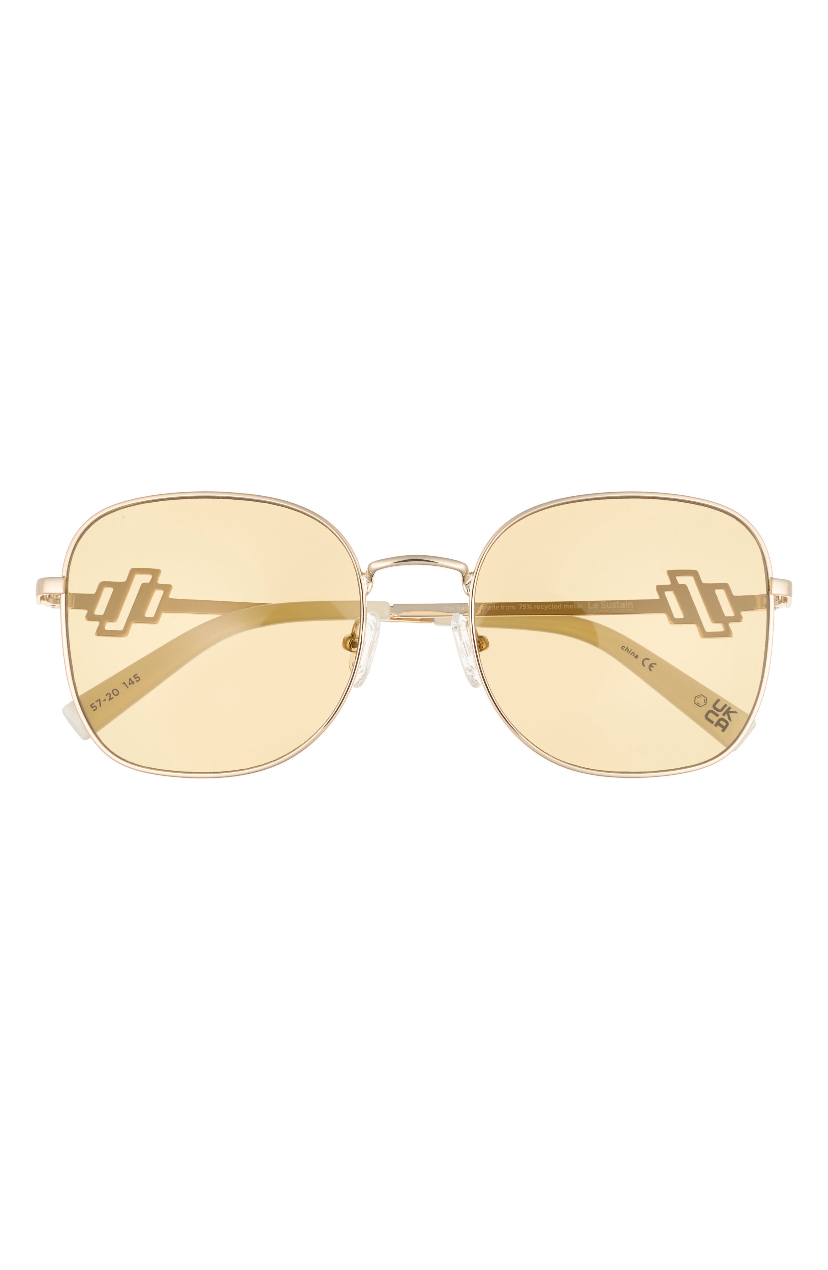 Le Specs 57mm Metamorphosis Square Sunglasses