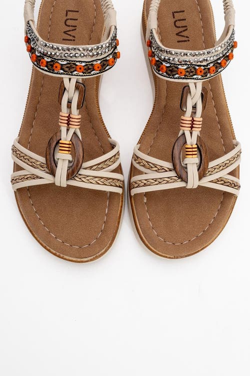 Prologue Shoes Cher Braided Strap Sandal