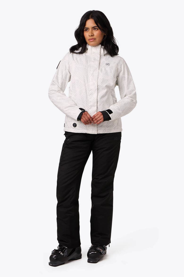Denali Women's Heated Waterproof Snow Jacket, Alternate, color, Geo