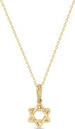 Bony Levy 14K Gold Star of David Pendant Necklace
