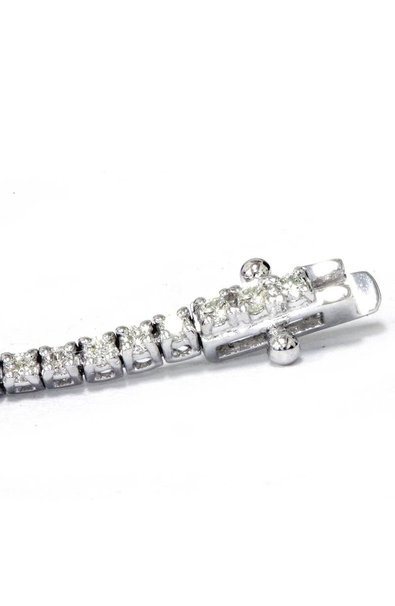 Bliss Diamond 1ct Lab Grown Diamond Tennis Bracelet 18K Gold 7" Double Lock Clasp, Alternate, color,