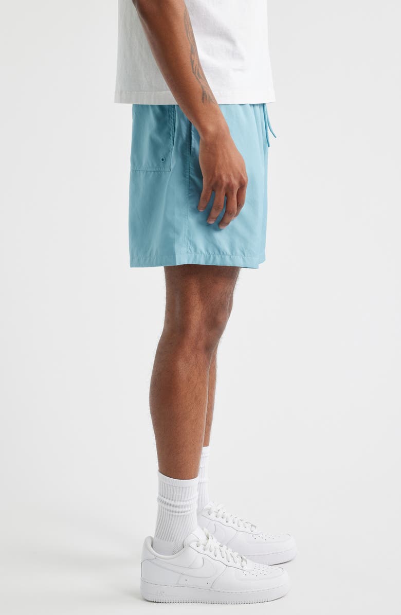 Nike Club Woven Flow Shorts, Alternate, color, Denim Turquoise/ White