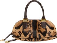 Balenciaga Mini Bolero Genuine Calf Hair Bowling Bag