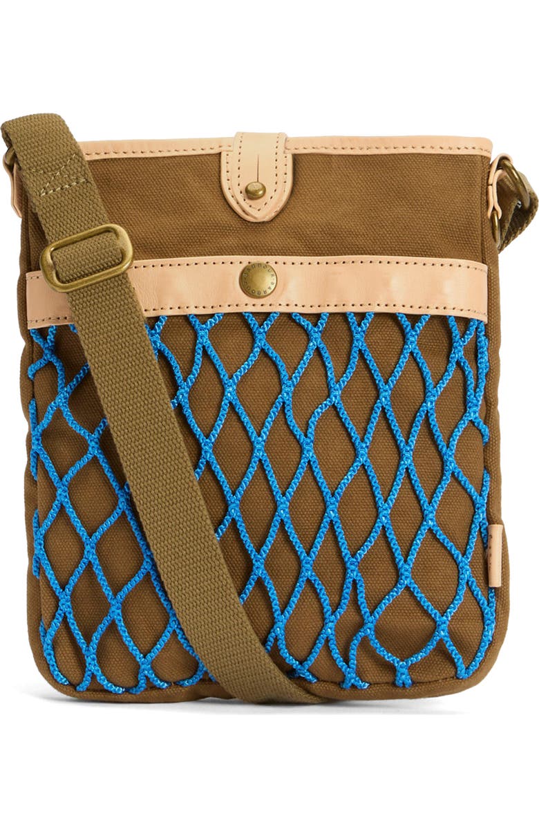 Barbour x Paul Smith Crossbody Bag, Main, color, Dark Sand