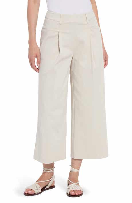 Lysse Mirabelle Pleated Crop Palazzo Pants