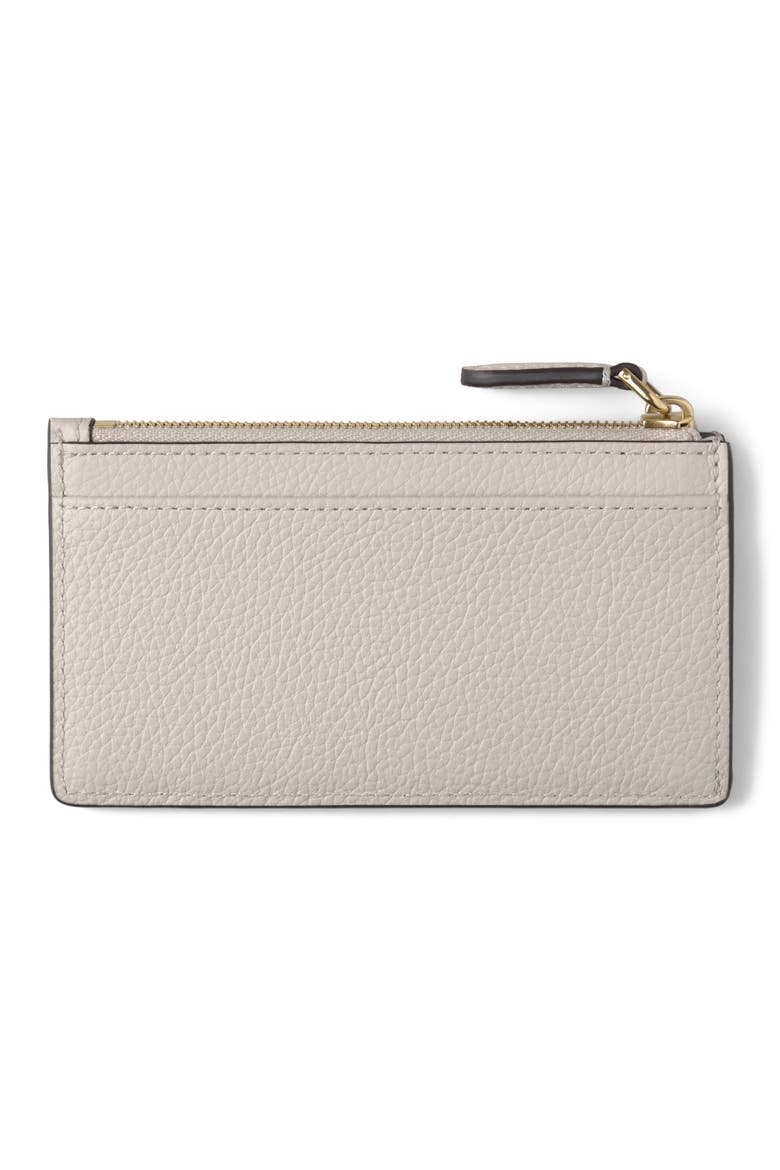 Continental Zipped Long Card Holder, Alternate, color, Chalk