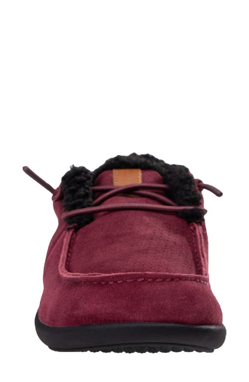 Revitalign Siesta Faux Fur Lined Shoe In Port Royale