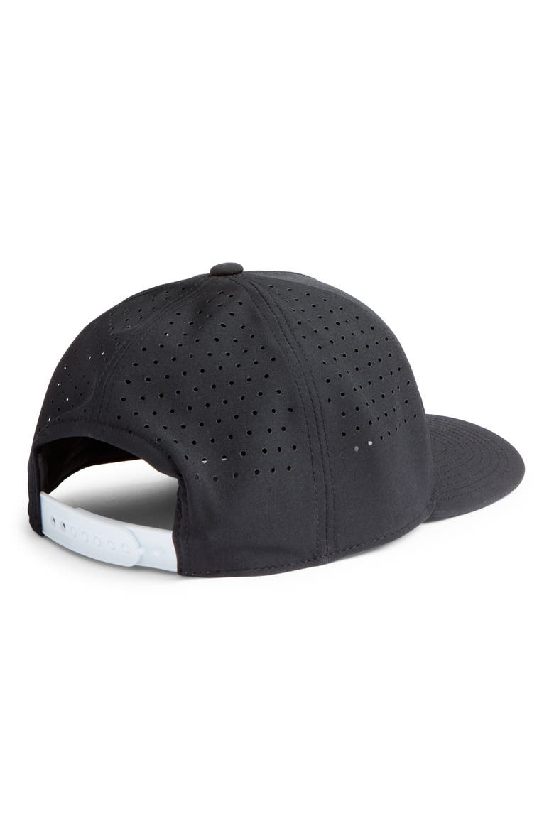 Wade Ventilated Golf Snapback Baseball Cap, Alternate, color, BLACK-WHITE