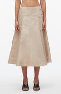 3.1 Phillip Lim Tie Waist Button Midi Skirt