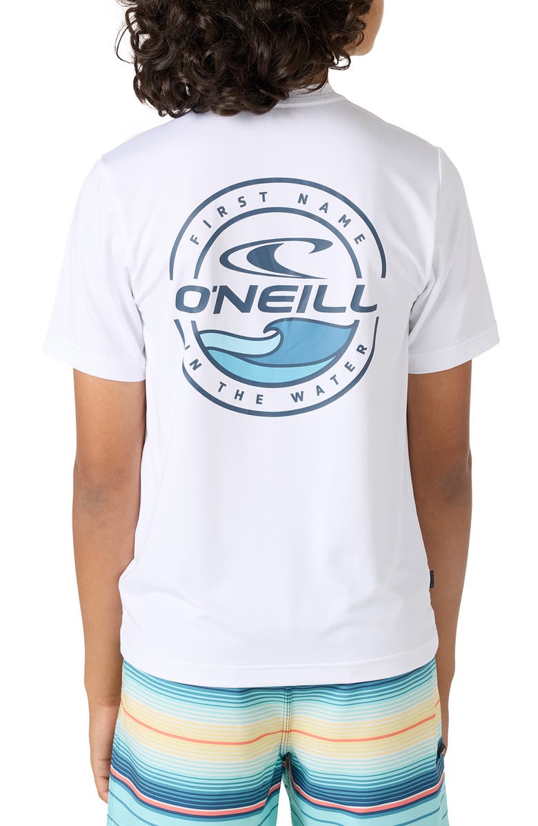 O'Neill Kids' TRVLR Logo Graphic Performance T-Shirt, Alternate, color, White