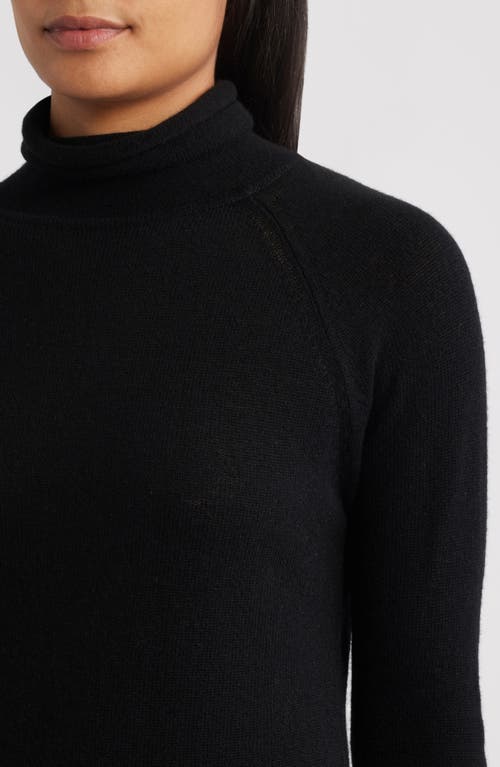 Griffen Layered Look Wool & Cashmere Turtleneck Sweater In Multi