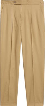 BOSS Perino Pleat Stretch Cotton Pants