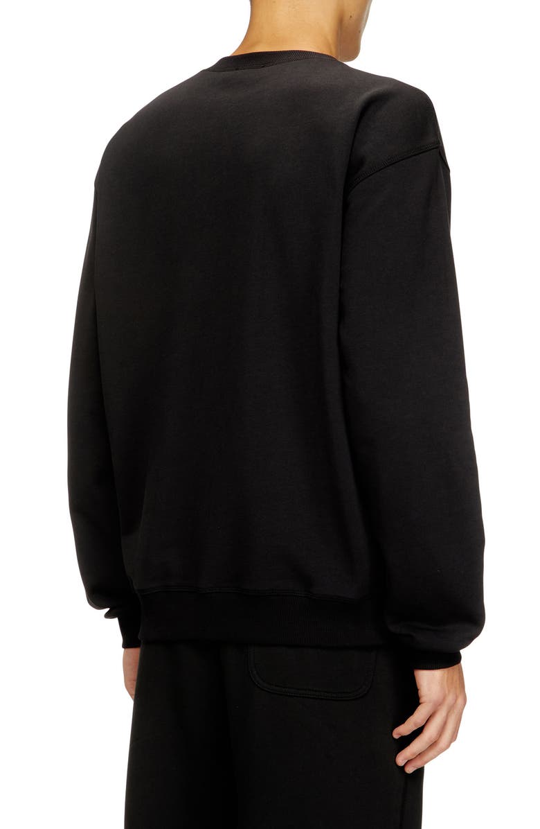 DIESEL<sup>®</sup> S-Norm-Iod Sweatshirt, Alternate, color, Black