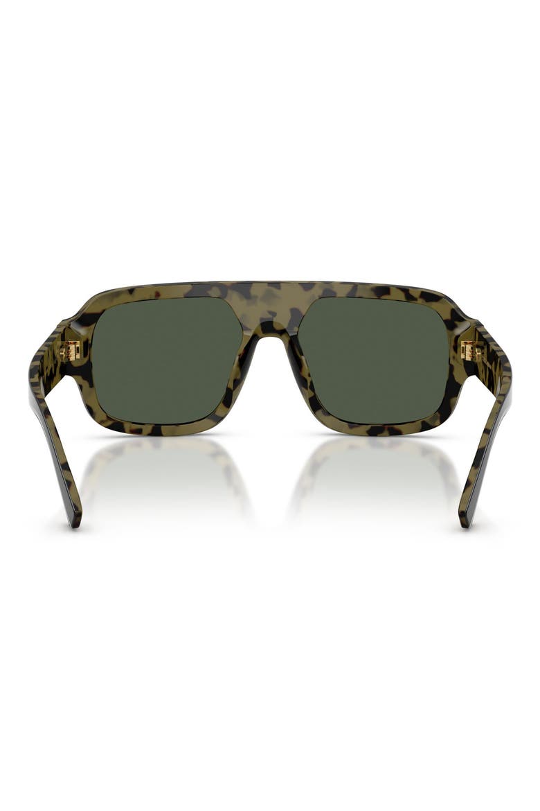 55mm Polarized Square Sunglasses, Alternate, color, BLACK YELLOW HAVANA / POLAR