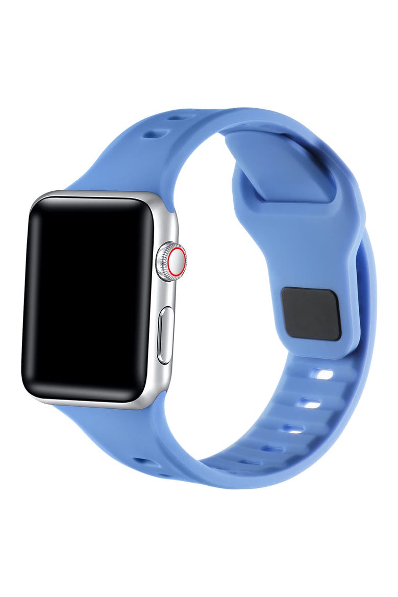 Premium Silicone Apple Watch® Watchband, Alternate, color, BLUE