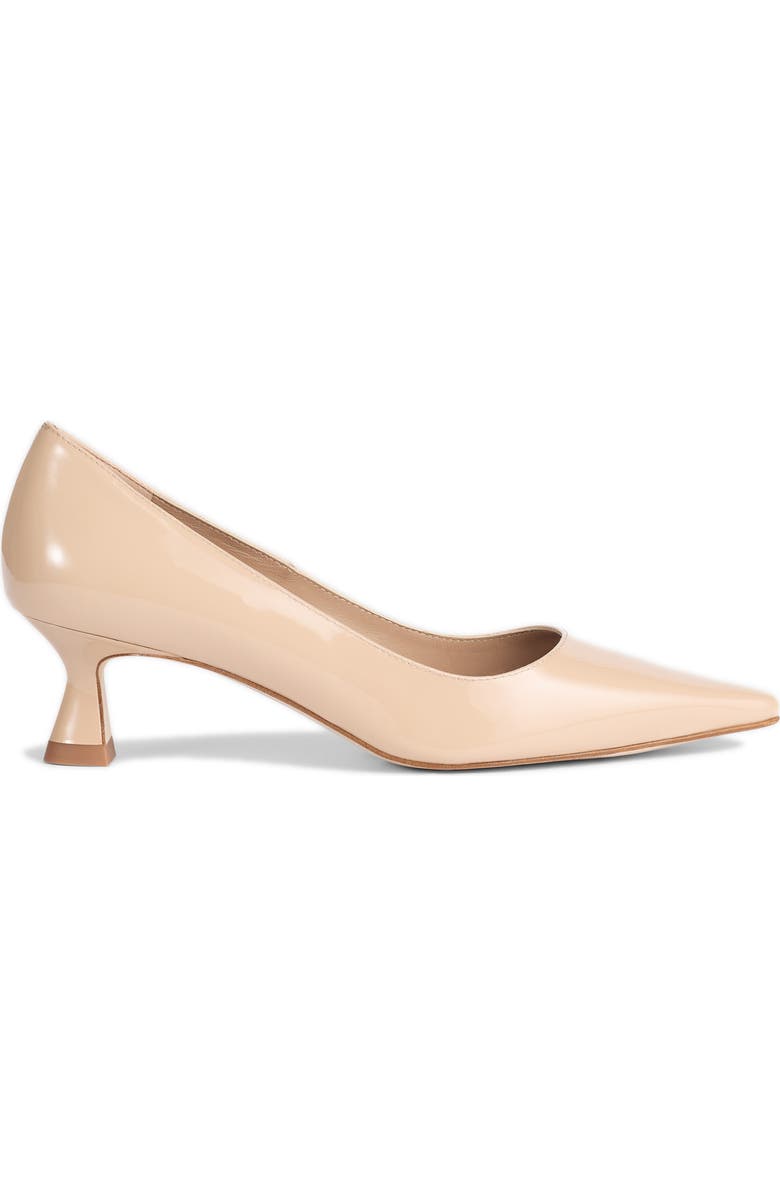 LK Bennett Avalina Flare Kitten Heel Pump, Alternate, color, Beige